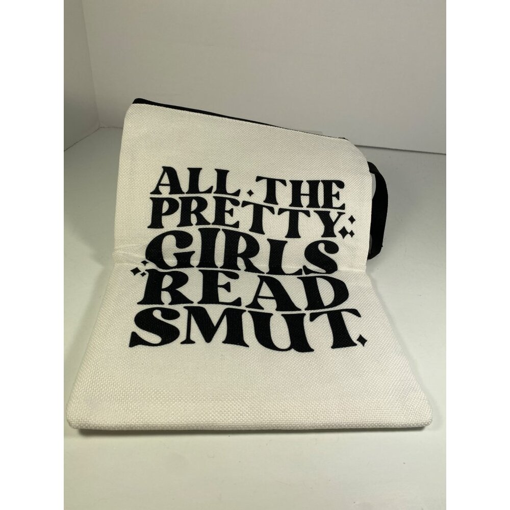 Canvas Book Lover Tote Bag “All The Pretty Girls Read Smut” - Picture 2 of 7
